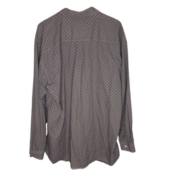 Cinch Mens LS Button Up Dress Shirt Purple White Diamond Sz XXL Western Rodeo - Picture 5 of 10